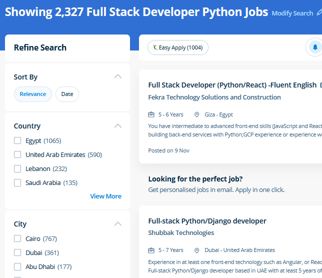 Full Stack Development internship jobs in Bangalore