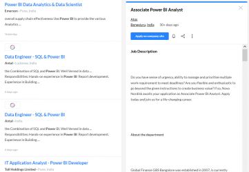 Power BI internship jobs in Coimbatore